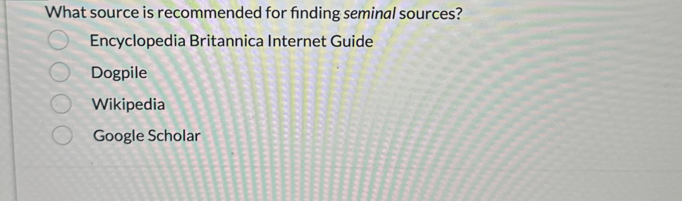 What source is recommended for finding seminal