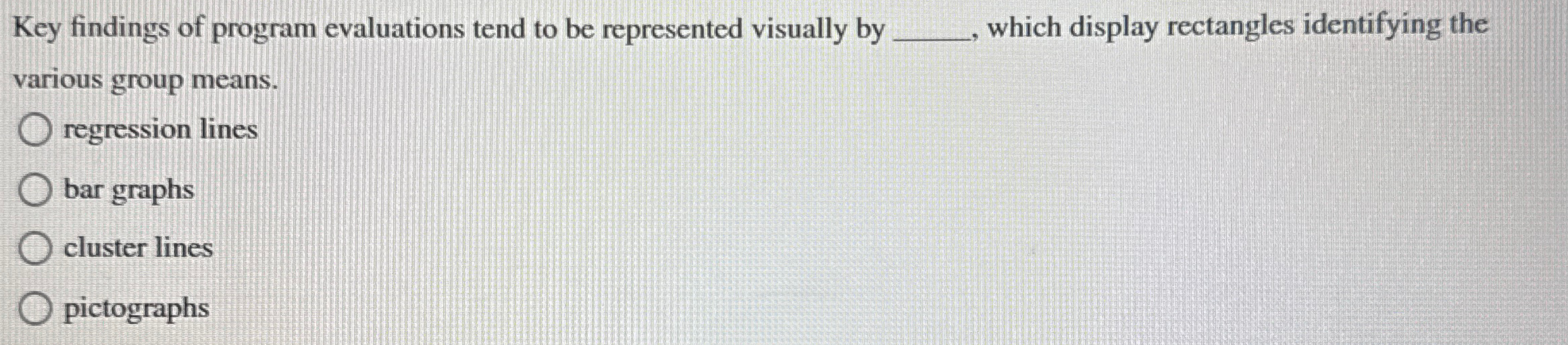 Key findings of program evaluations tend to be