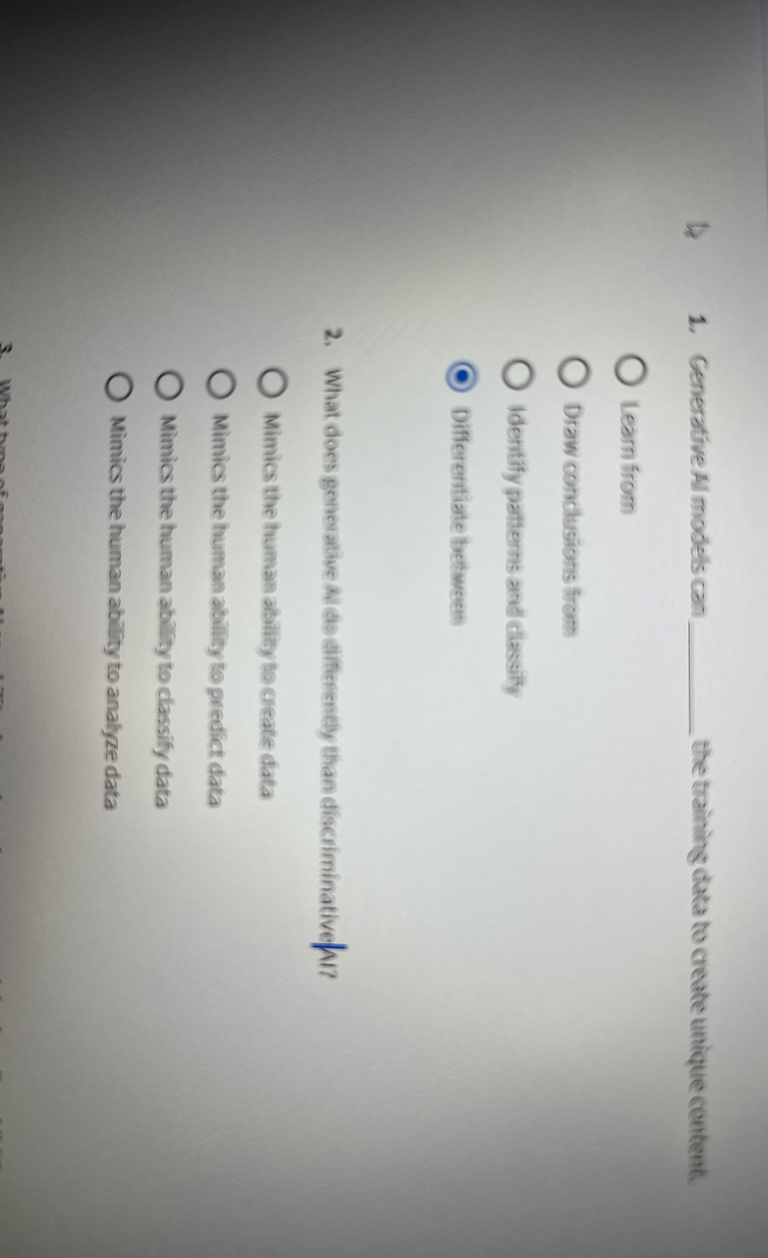 Generative Al models can the training data to