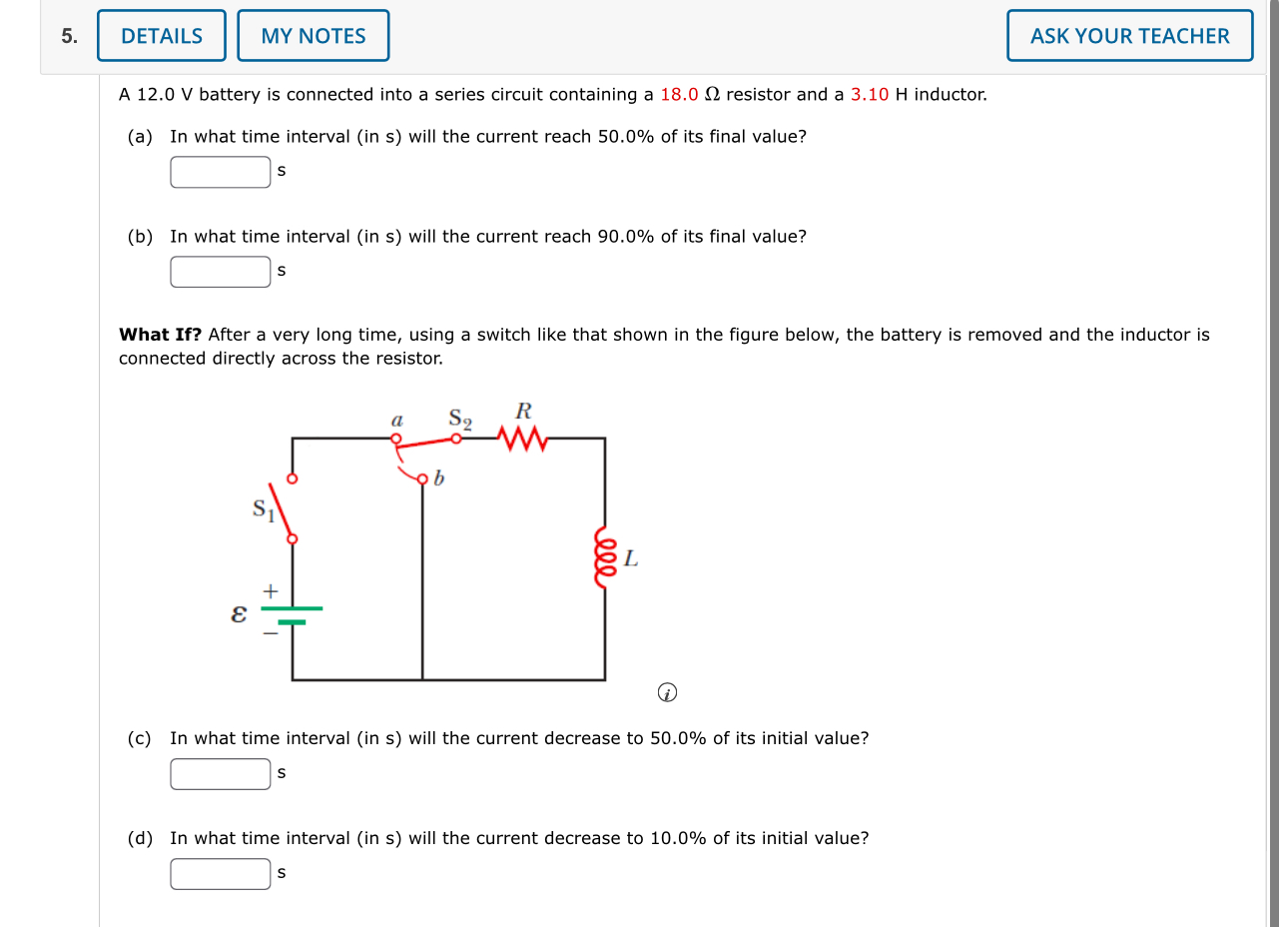 A 1 2 . 0 V battery is connected into a series
