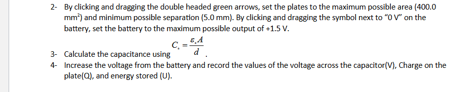 2 - By clicking and dragging the double headed