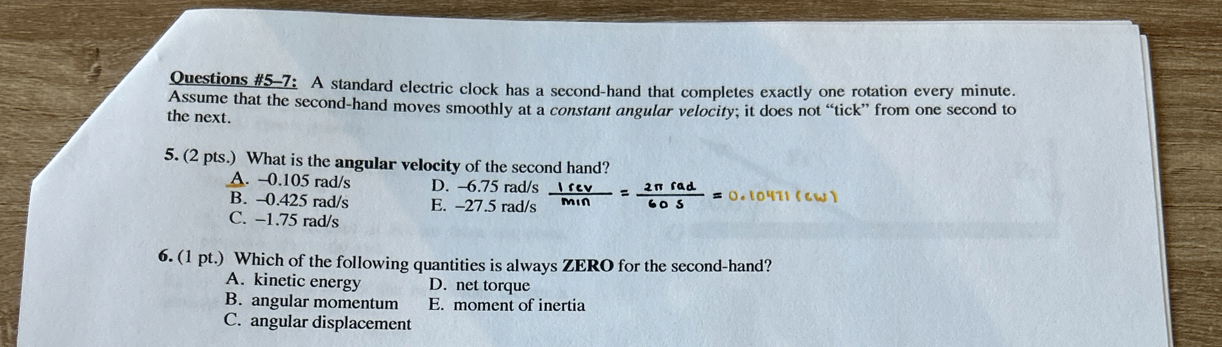 standard electric clock has a second - hand that