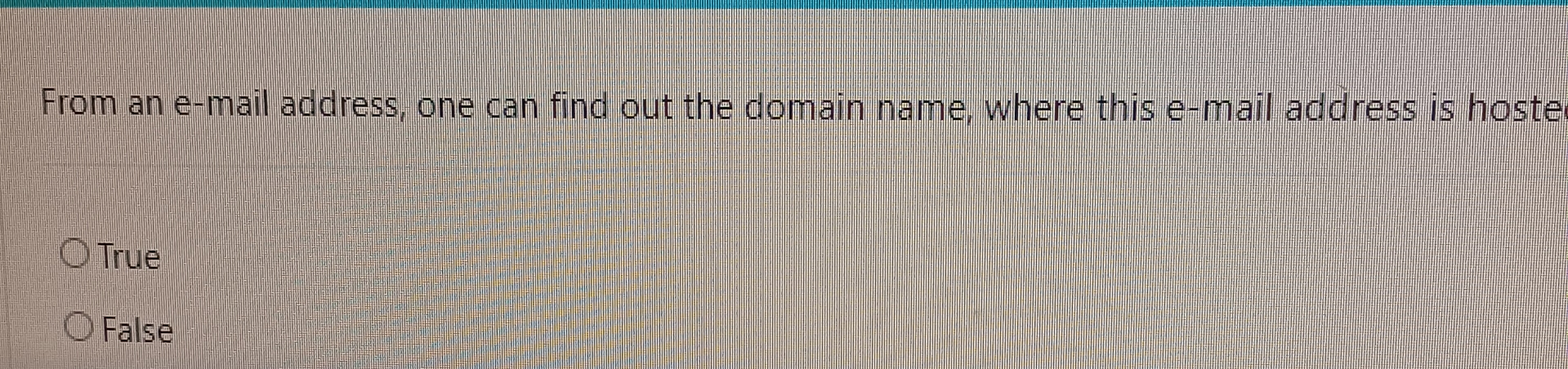 From an e - mail address, one can find out the