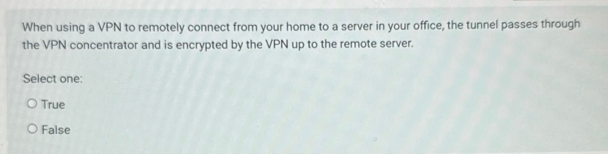 When using a VPN to remotely connect from your