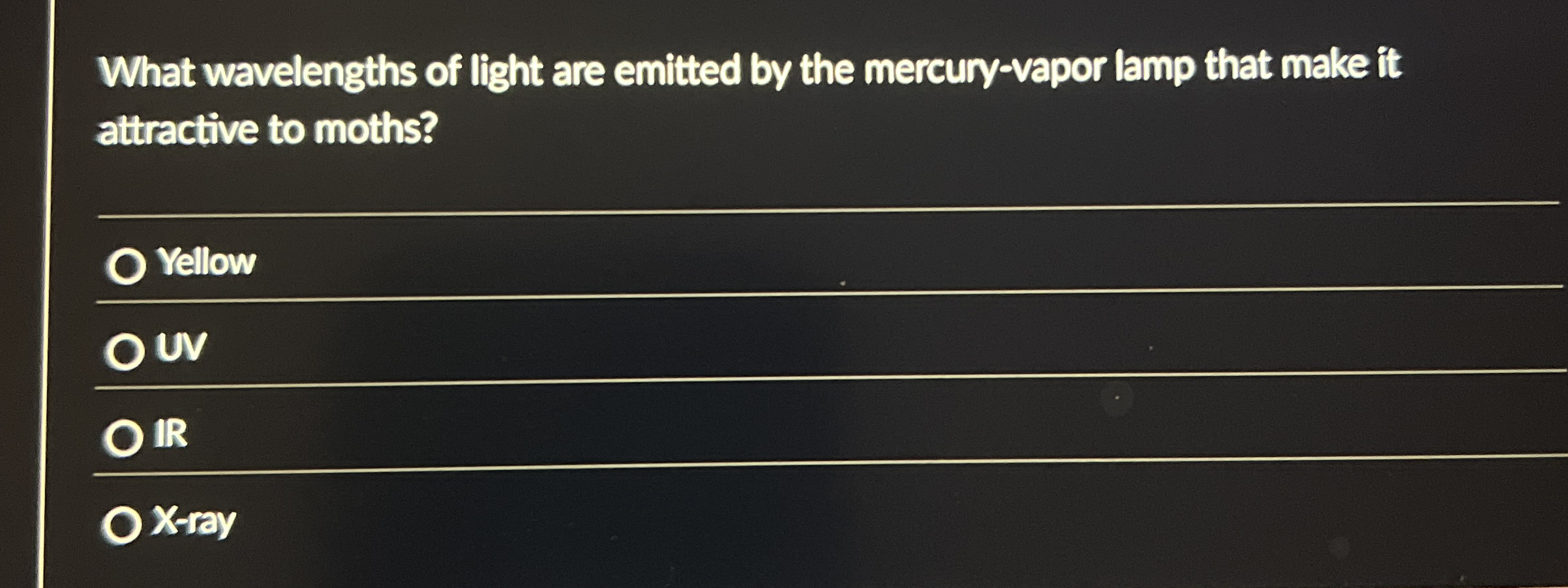 What wavelengths of light are emitted by the