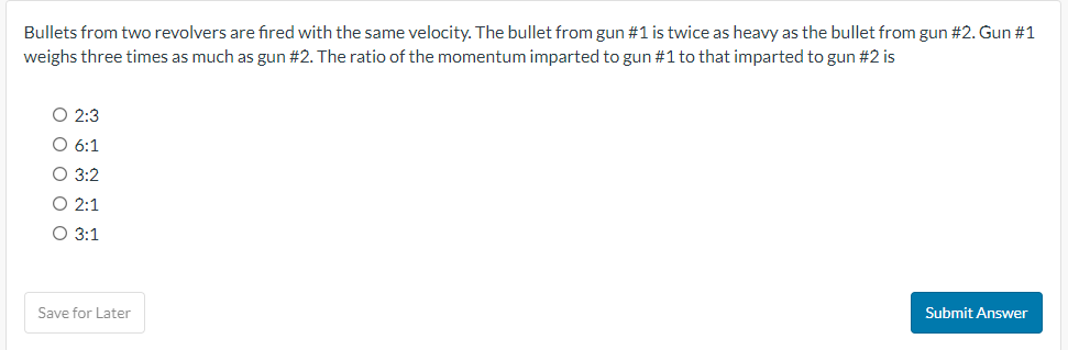 Bullets from two revolvers are fired with the