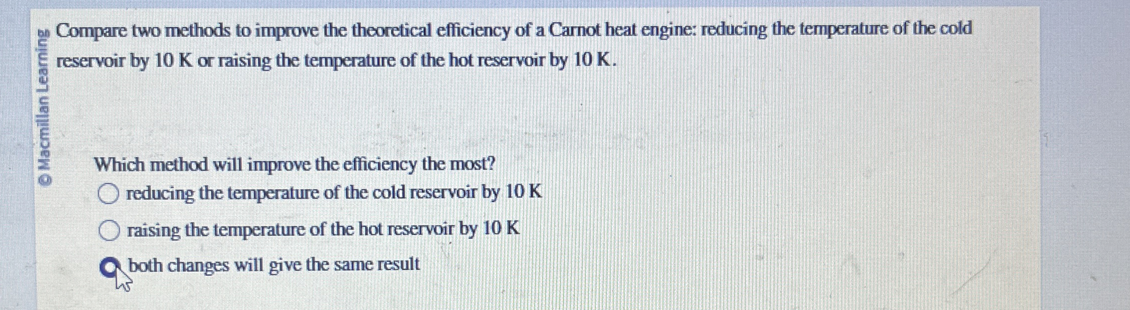 Which method will improve the efficiency the