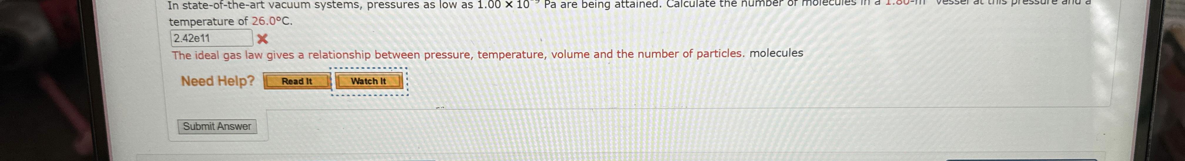 temperature of 2 6 . 0 C . 2 . 4 2 e 1 1 The