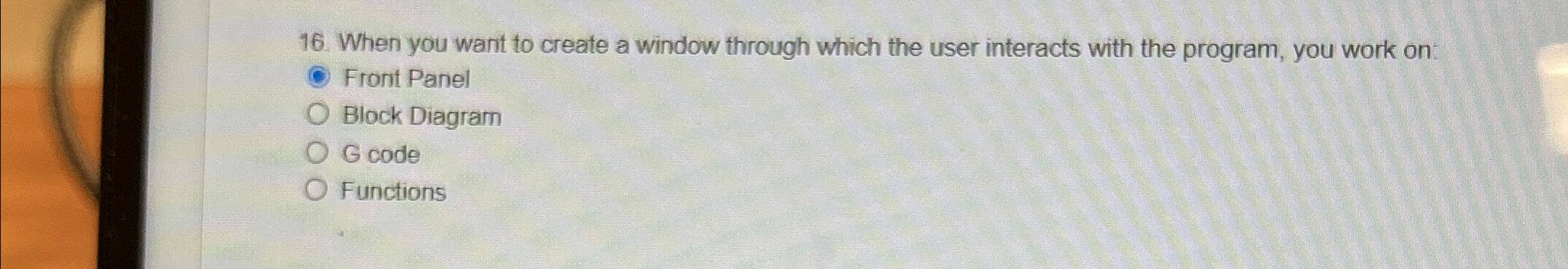 When you want to create a window through which