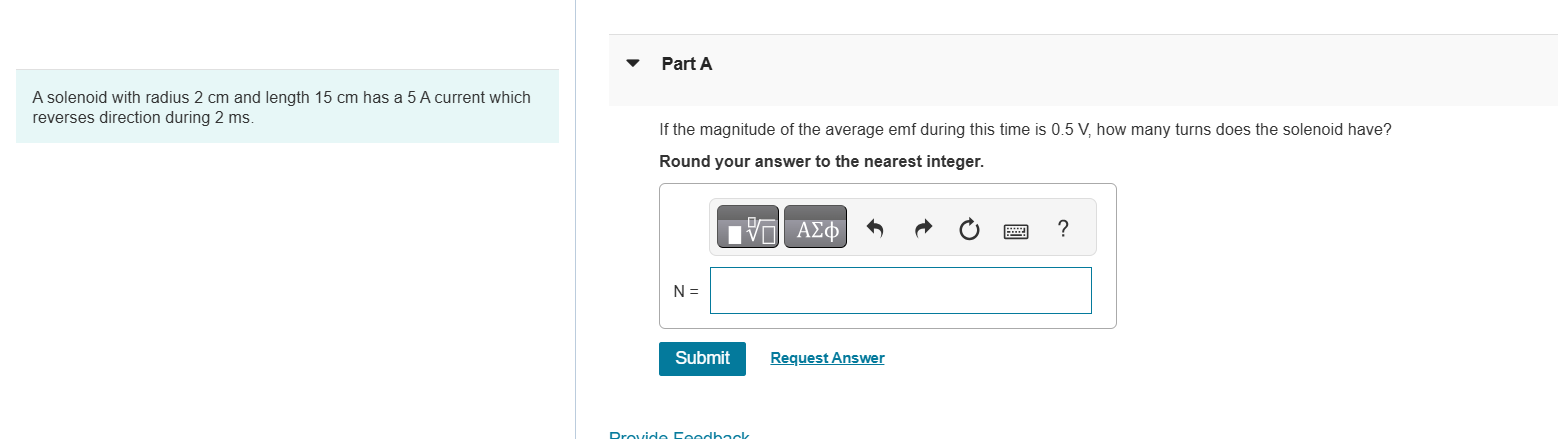 A solenoid with radius 2 cm and length 1 5 cm has