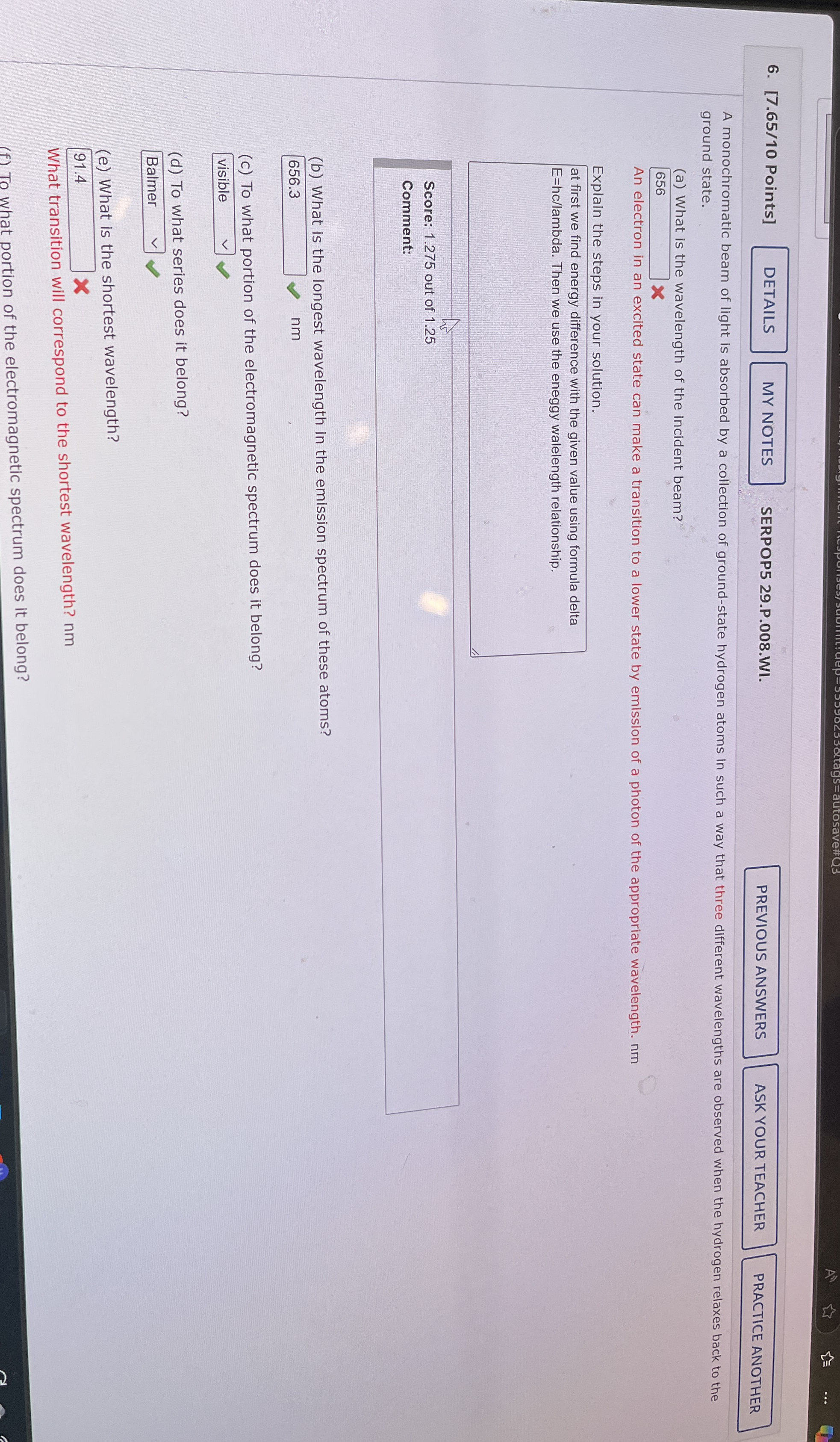 [ 7 . 6 5 / 1 0 Points ] SERPOP 5 2 9 . P . 0 0 8