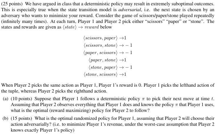 ( 2 5 points ) We have argued in class that a