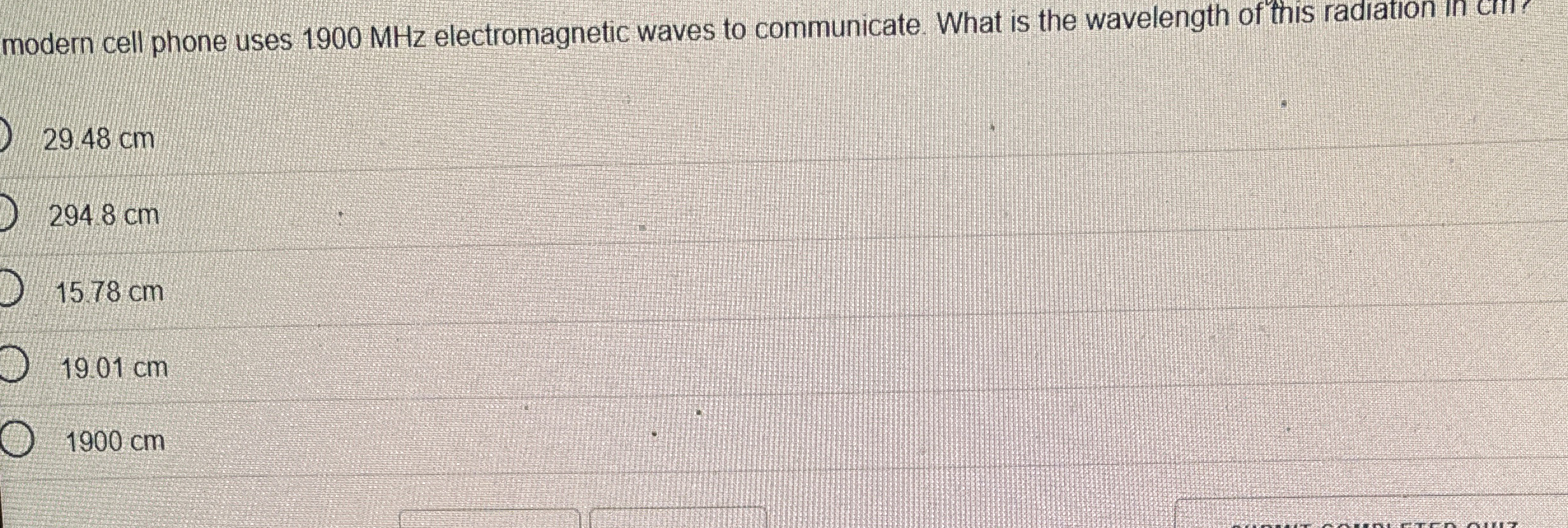 modern cell phone uses 1 9 0 0 MHz