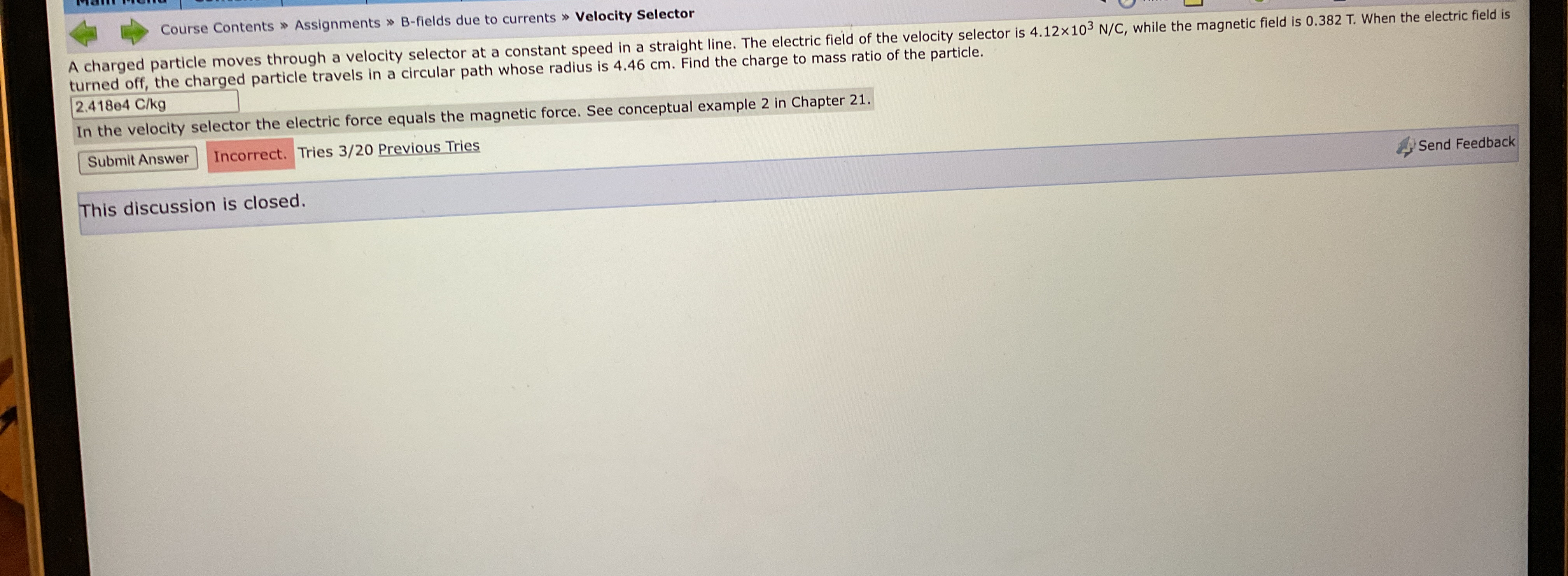 Course Contents Assignments B - fields due to