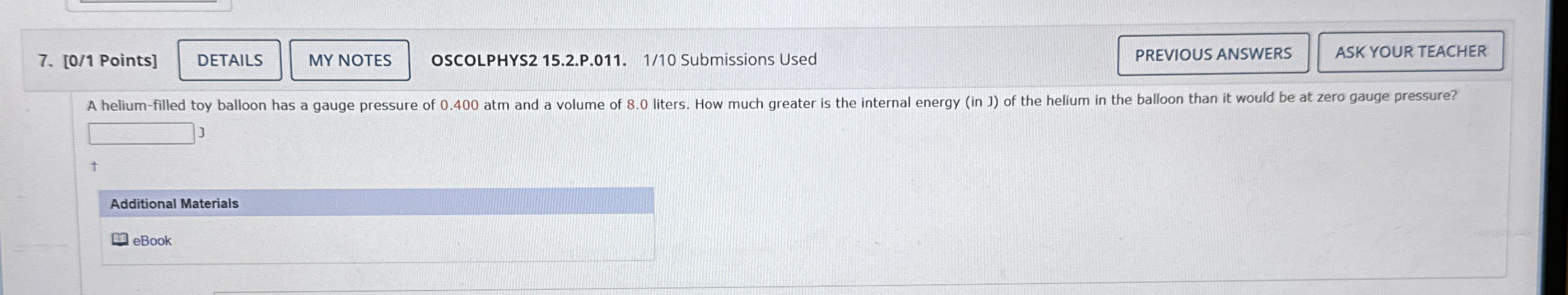 [ 0 / 1 Points ] OSCOLPHYS 2 1 5 . 2 . P . 0 1 1