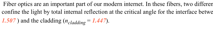 Fiber optics are an important part of our modern