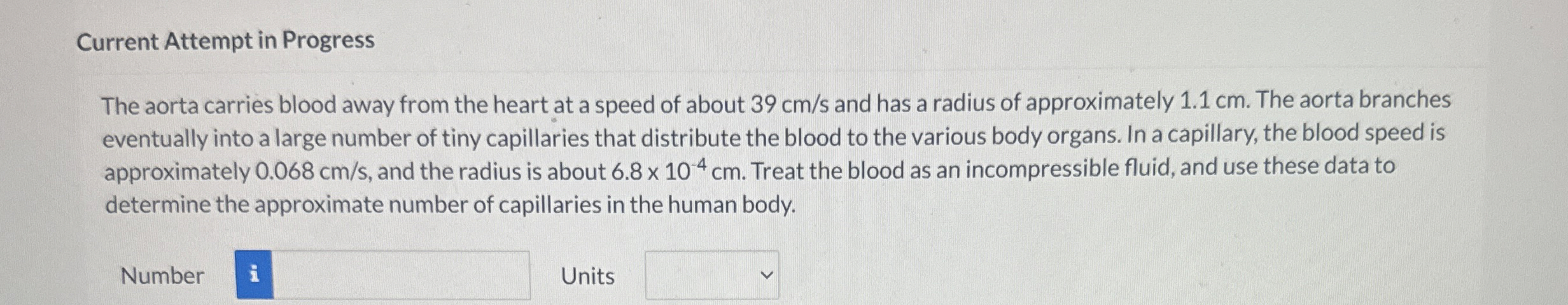 Current Attempt in Progress The aorta carries