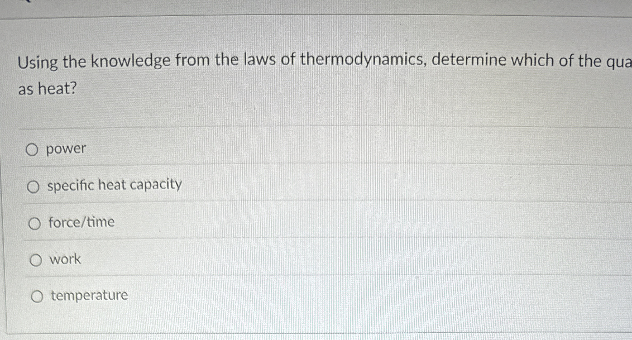Using the knowledge from the laws of