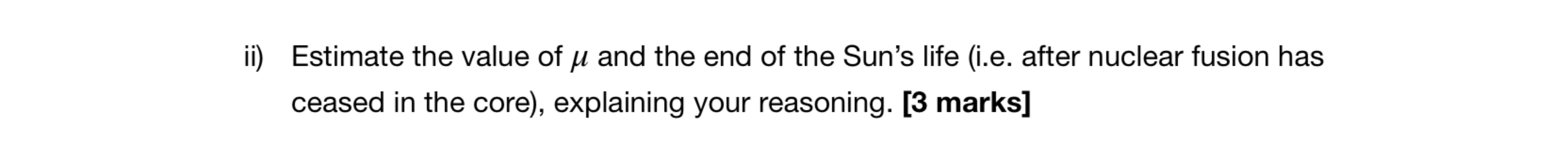ii ) Estimate the value of \ ( \ mu \ ) and the