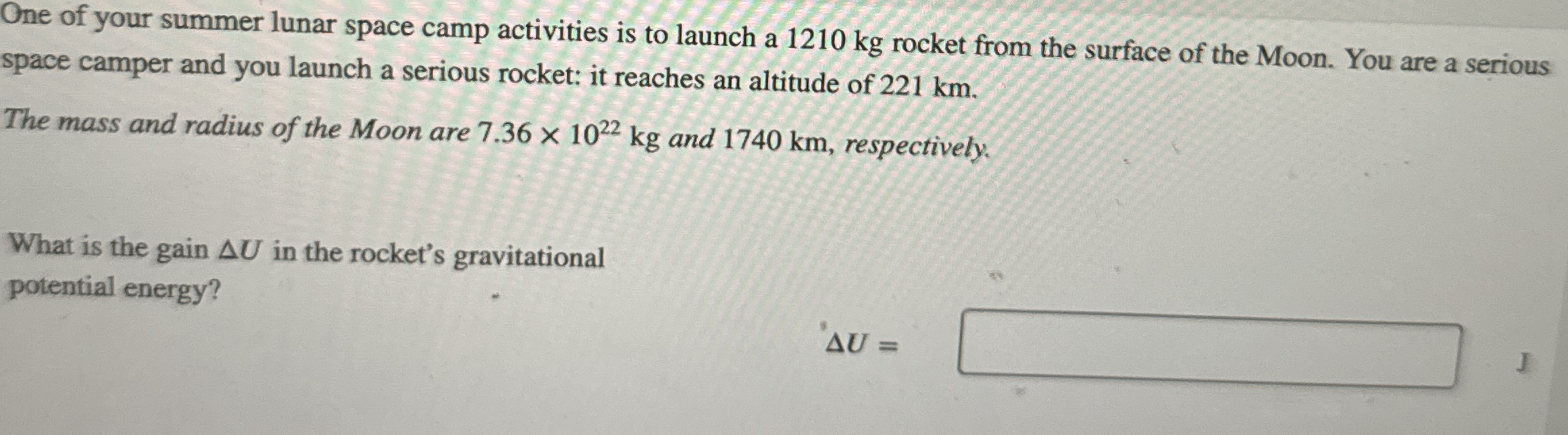 One of your summer lunar space camp activities is