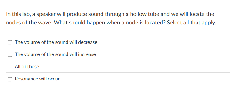 In this lab, a speaker will produce sound through