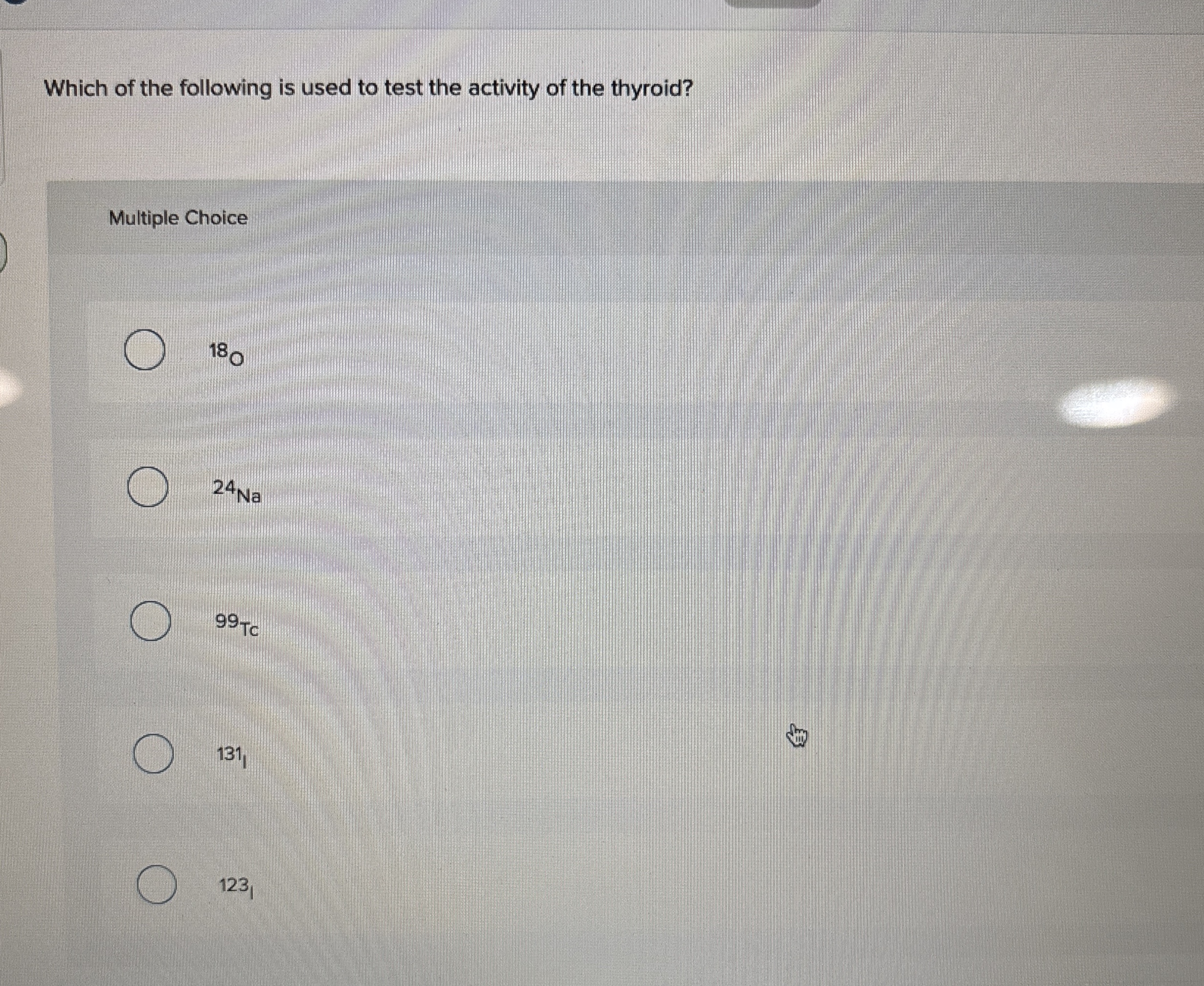 Which of the following is used to test the