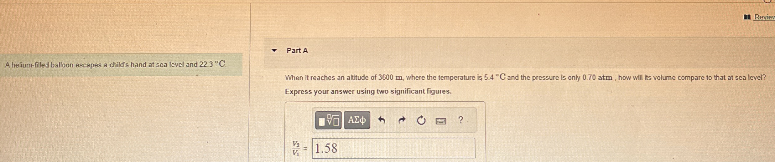 Reviev A helium - filled balloon escapes a