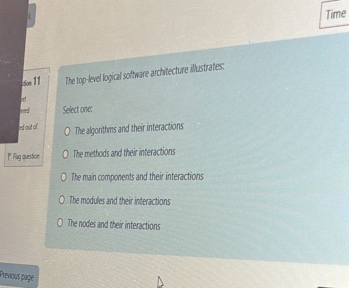 Time The top - level logical software