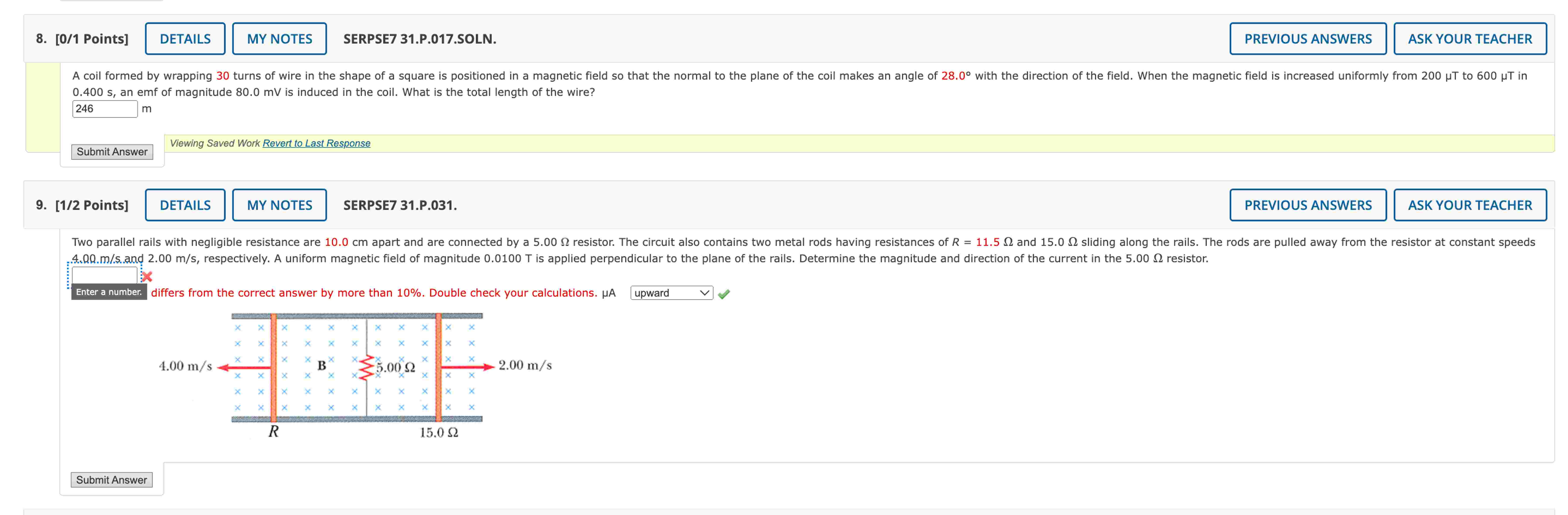 8 . [ 0 / 1 Points ] SERPSE 7 3 1 . P . 0 1 7 .