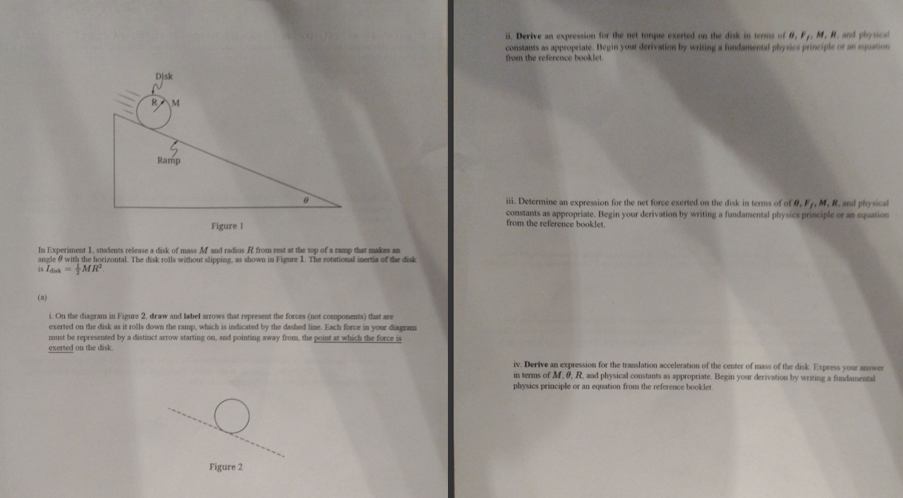 ii . Derive an expression for the net torgue