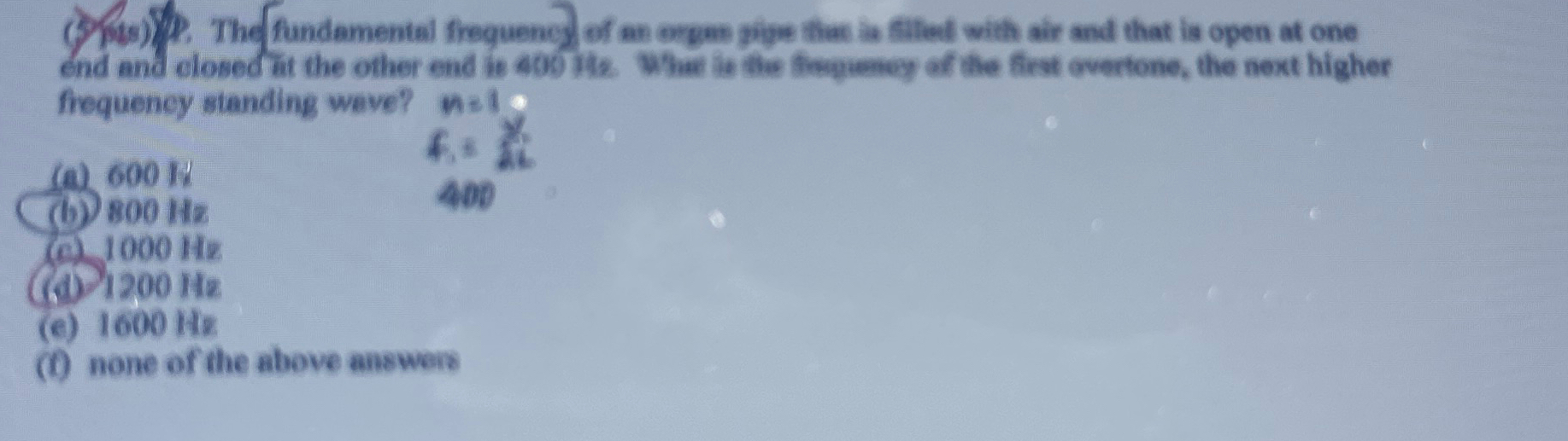 frequency standing wave? ( a ) 6 0 0 N ( b ) 8 0