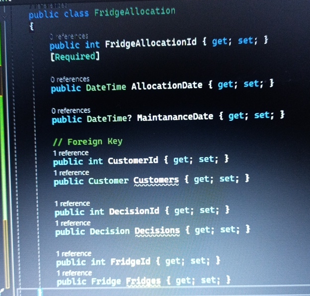 public class FridgeAllocation { public int