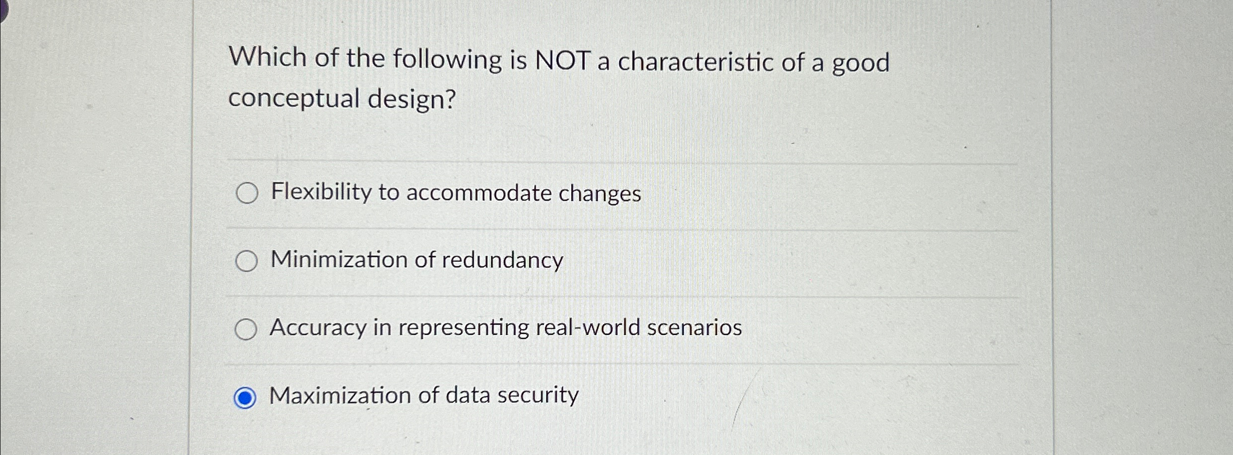 Which of the following is NOT a characteristic of