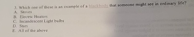 Which one of these is an example of a hlackhouly