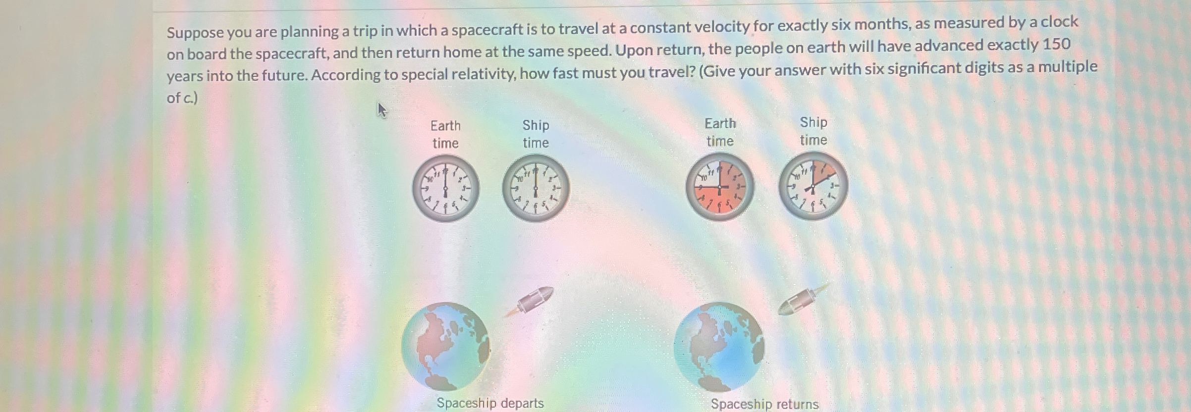 Suppose you are planning a trip in which a