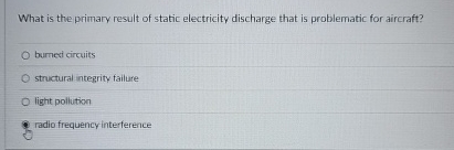 What is the primary result of static electricity