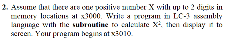 Assume that there are one positive number x with