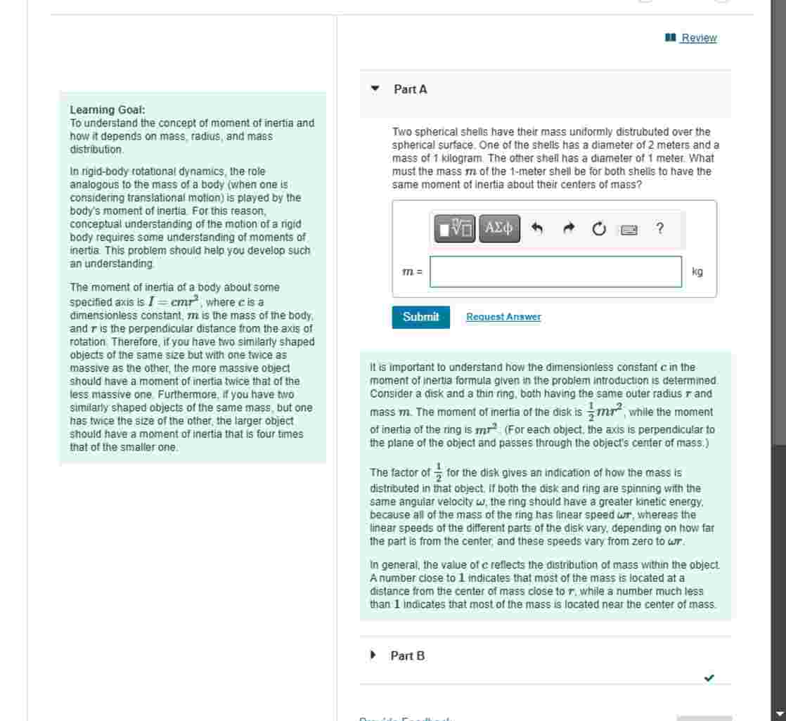 Leaming Goal: To understand the concept of moment