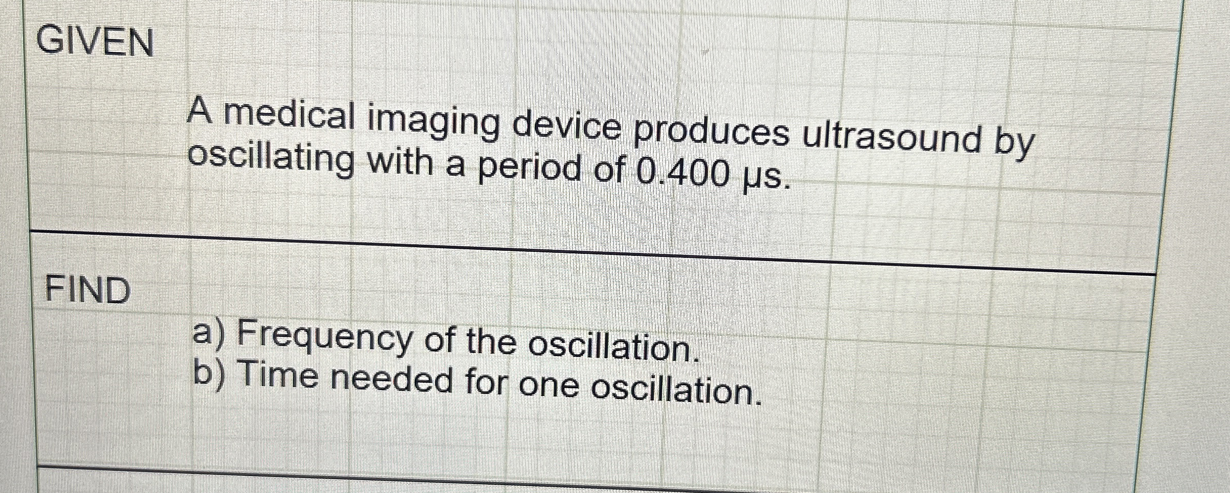 GIVEN A medical imaging device produces