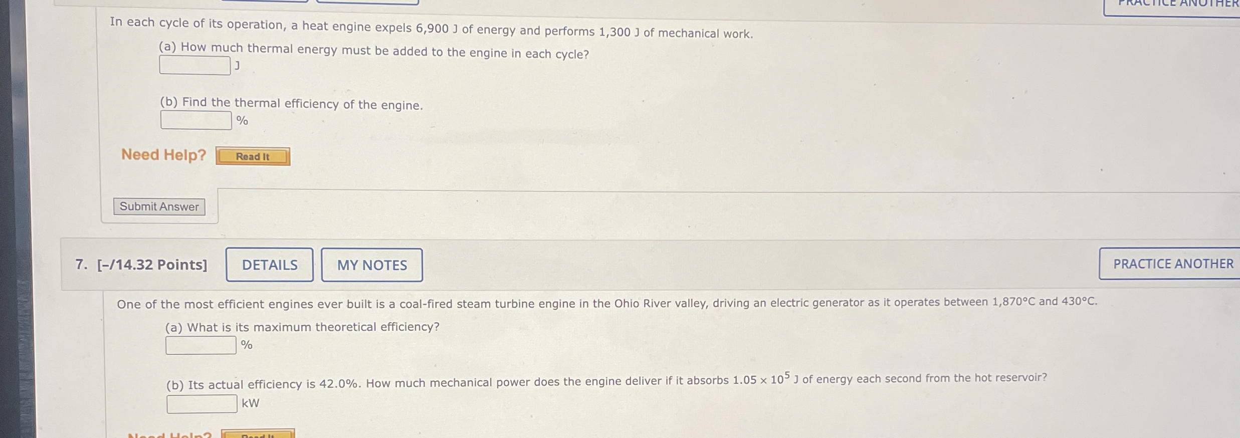In each cycle of its operation, a heat engine