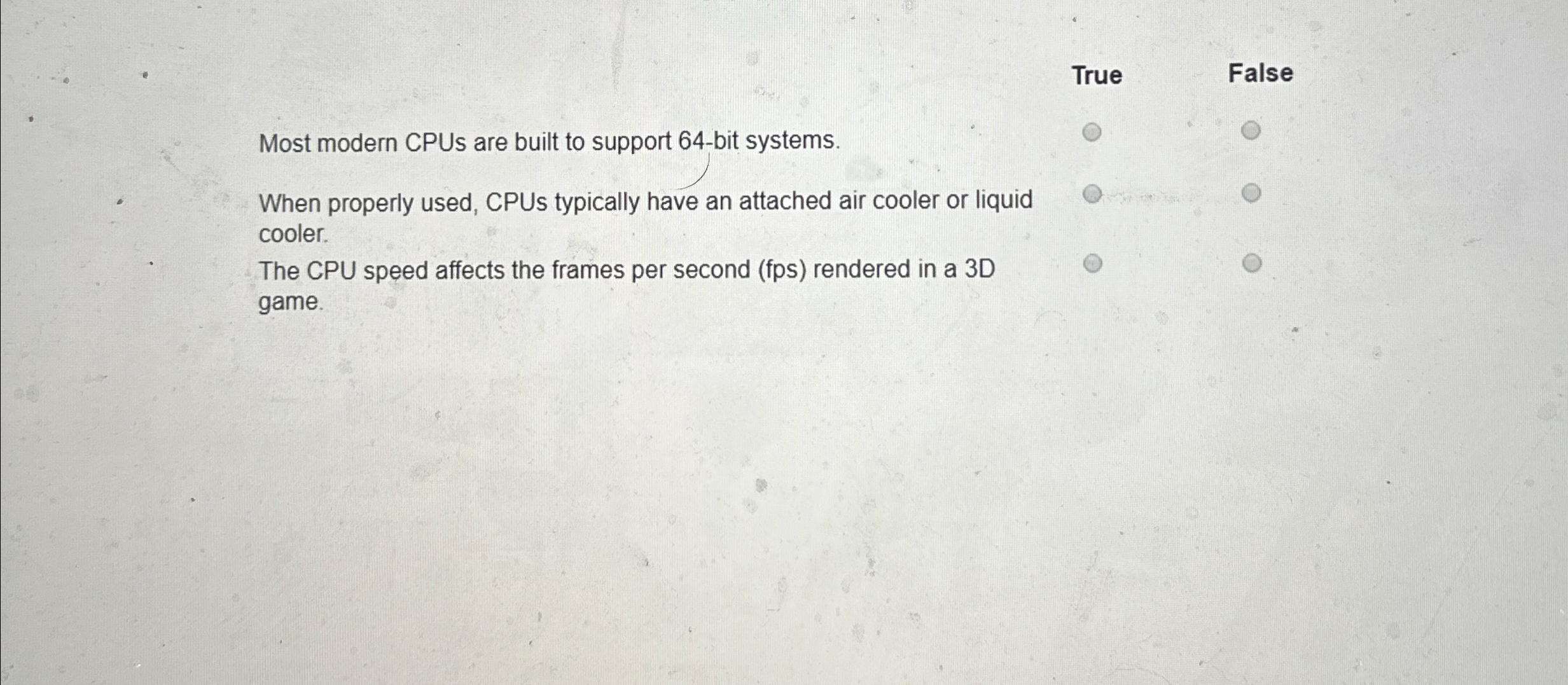 Most modern CPUs are built to support 6 4 - bit