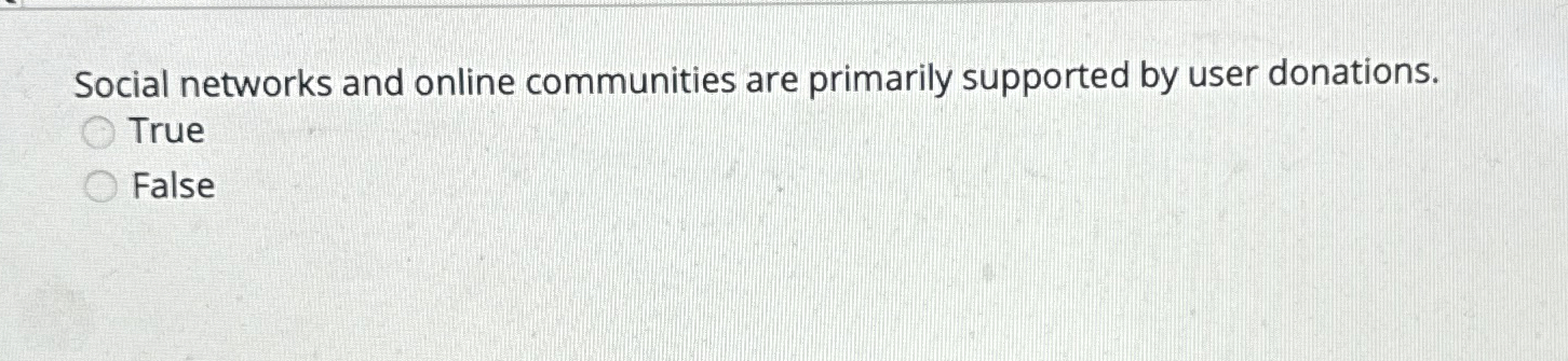 Social networks and online communities are