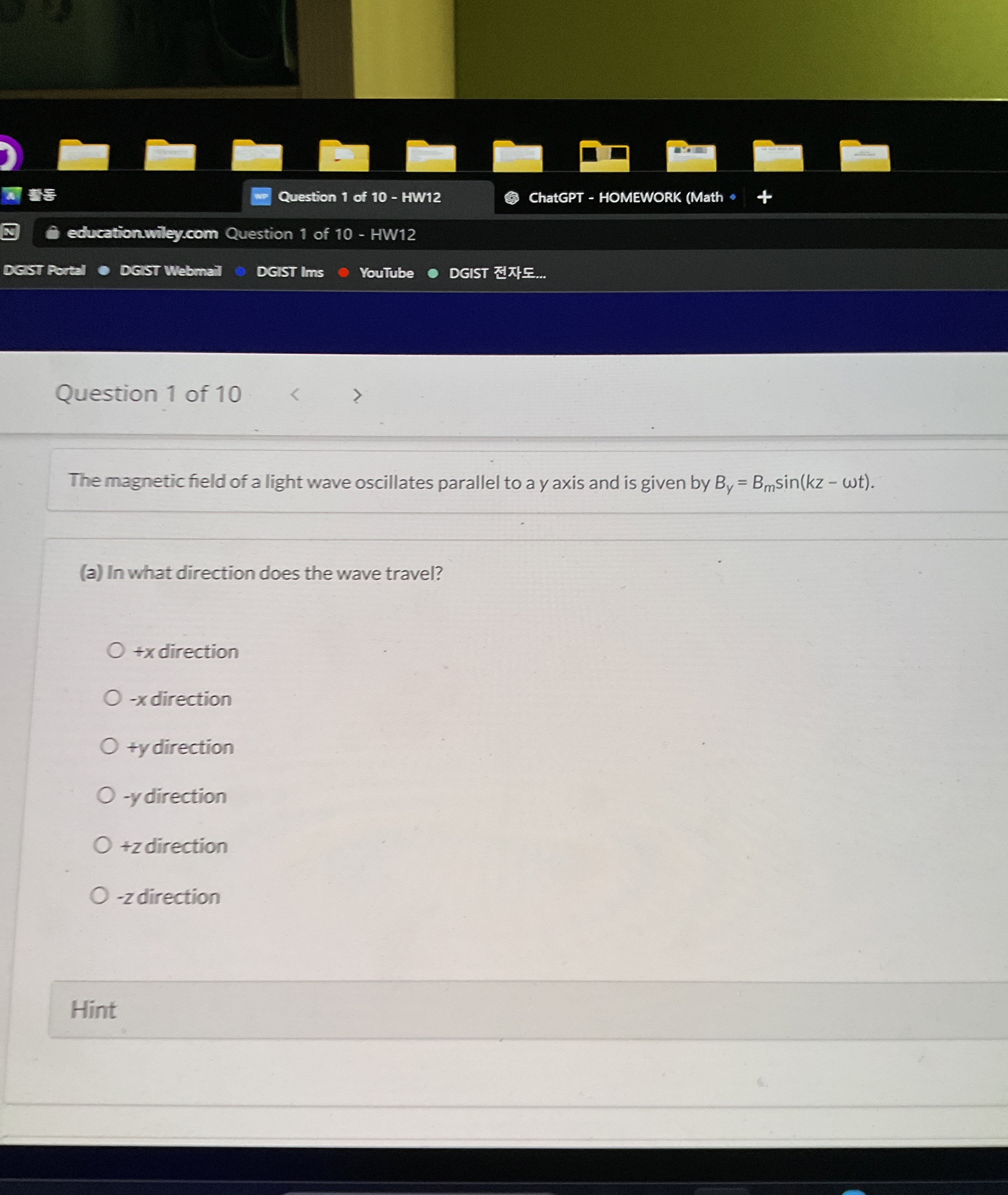 Question 1 of 1 0 - HW 1 2 ChatGPT - HOMEWORK (