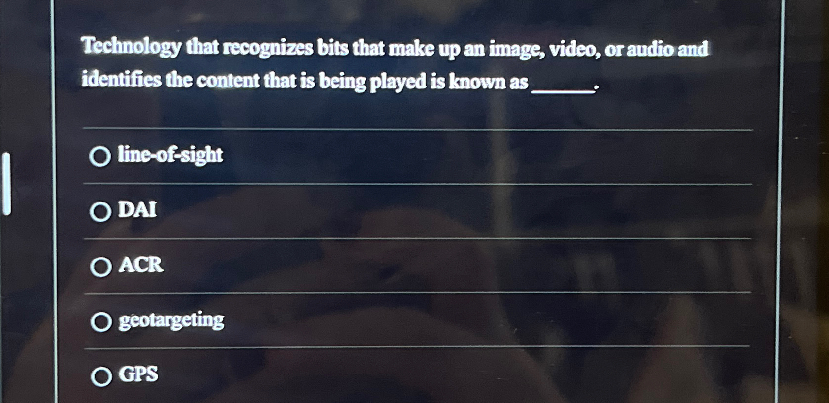 Technology that recognizes bits that make up an