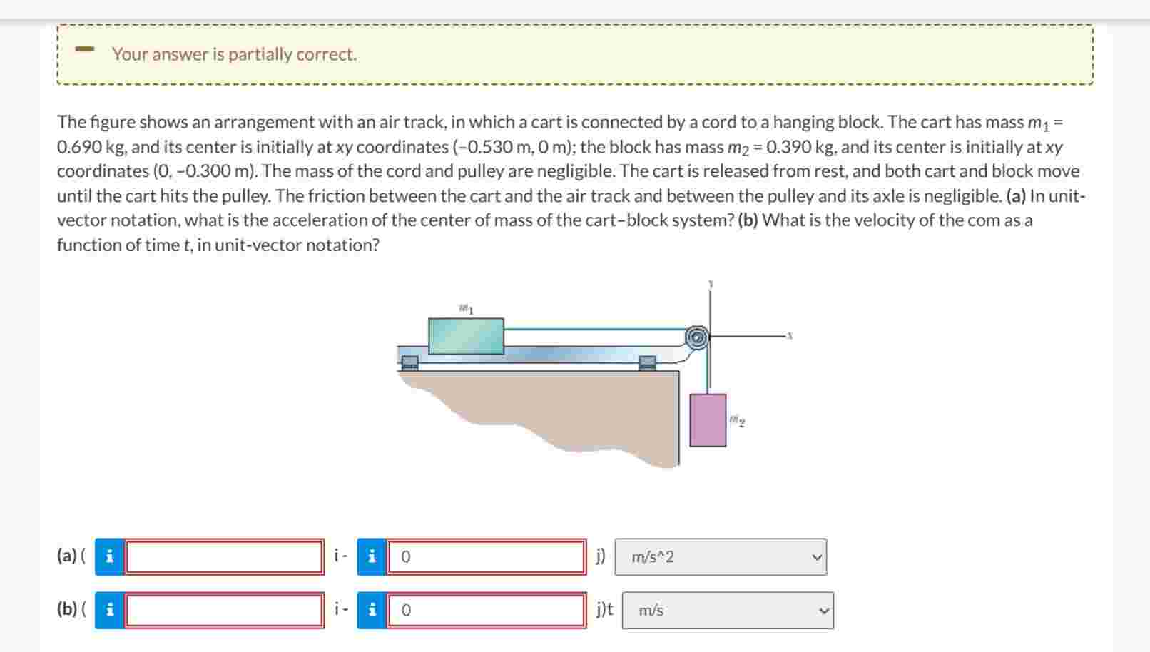 The figure shows an arrangement with an air