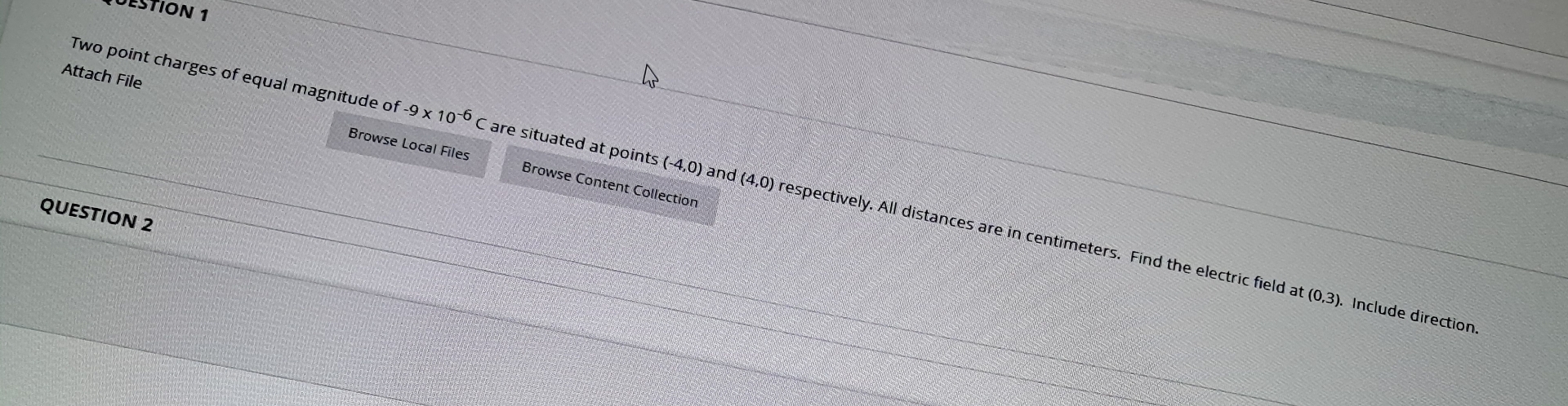 Two point charges of equal magnitude of - 9 1 0 -