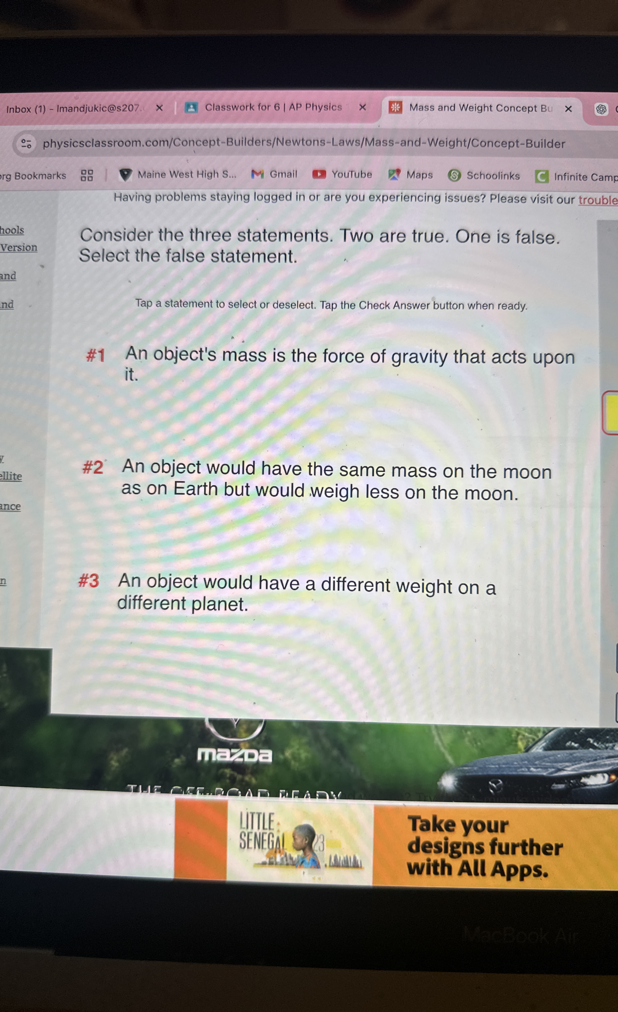 Inbox ( 1 ) - Imandjukic@s 2 0 7 Classwork for 6