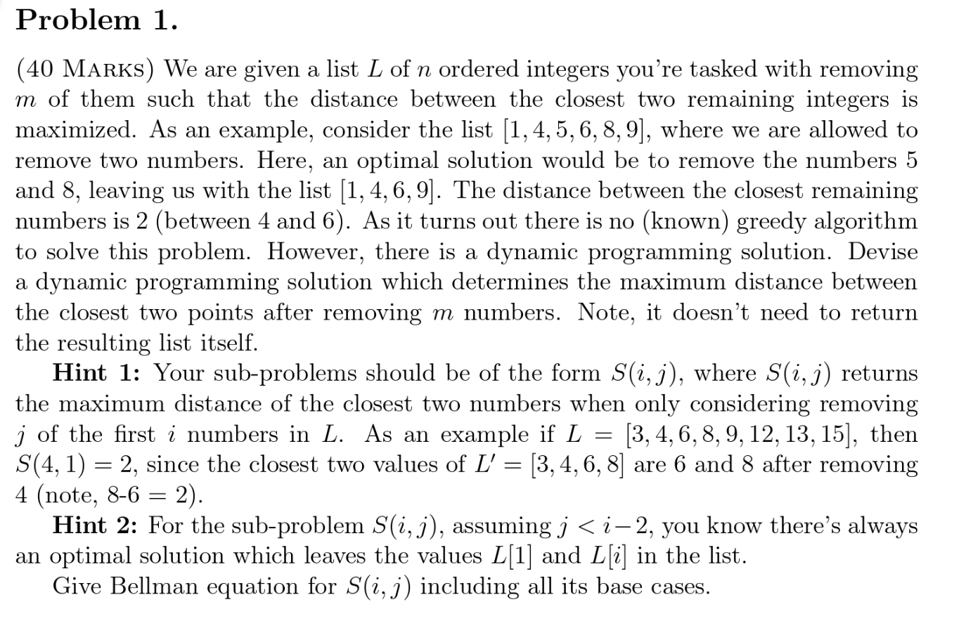 Please draw the DP table and explain how each