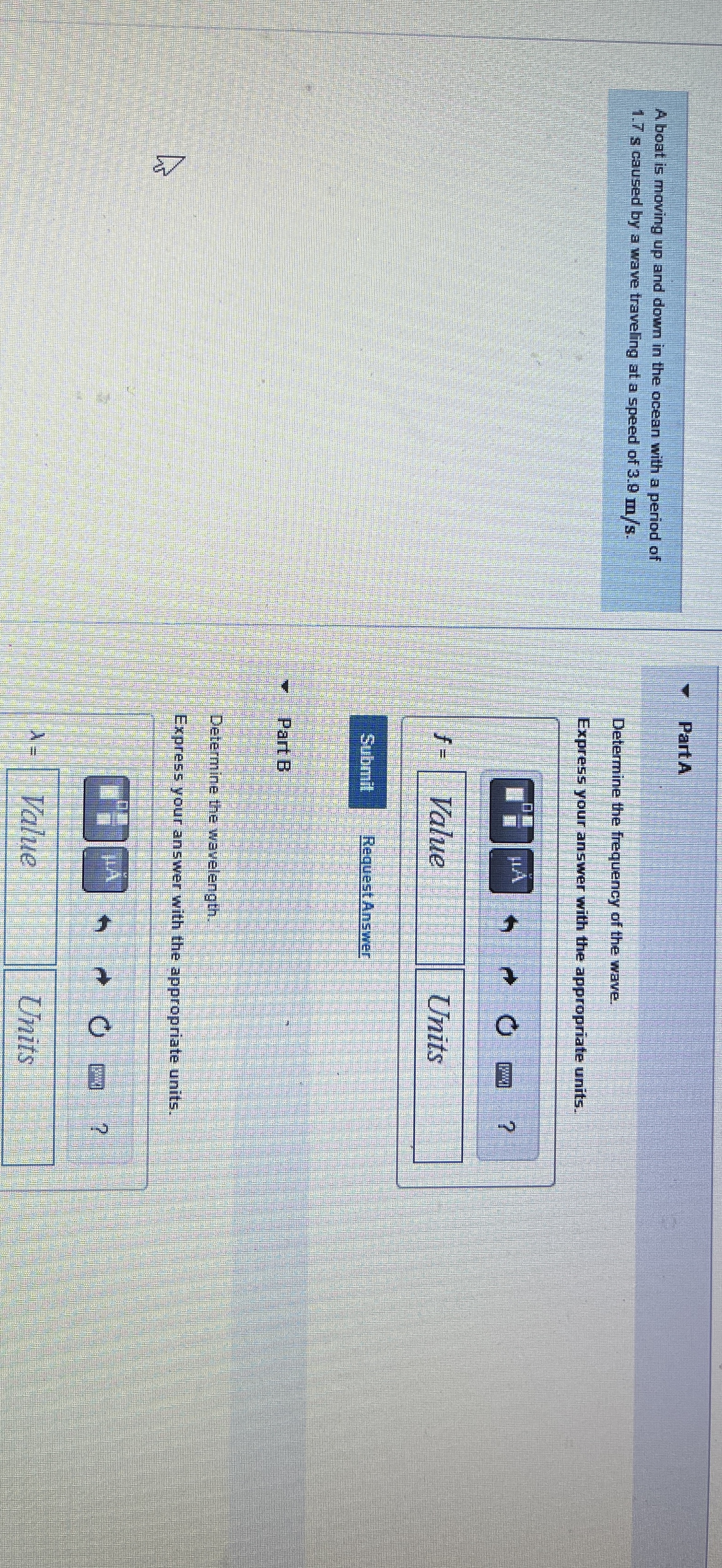 A boat is moving up and down in the ocean with a