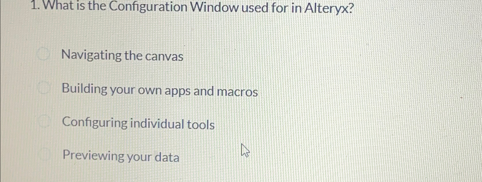 What is the Configuration Window used for in